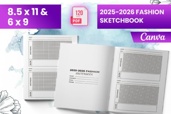 2025-2026 Fashion Sketchbook for Amazon KDP and Canva: A Creator’s Guide