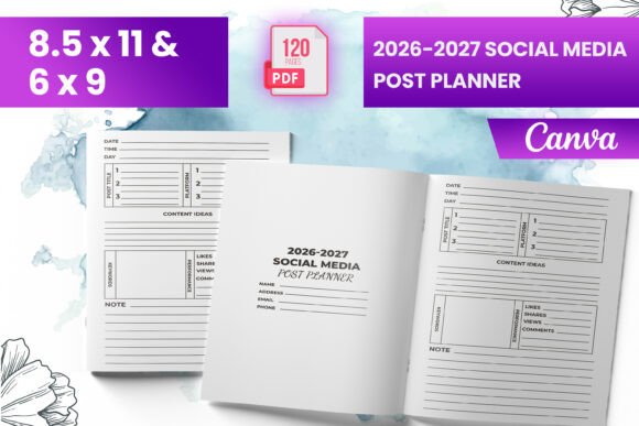 2026-2027 Social Media Post Planner KDP: A Comprehensive Guide for Content Creators