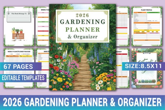 2026 Gardening Planner Organizer