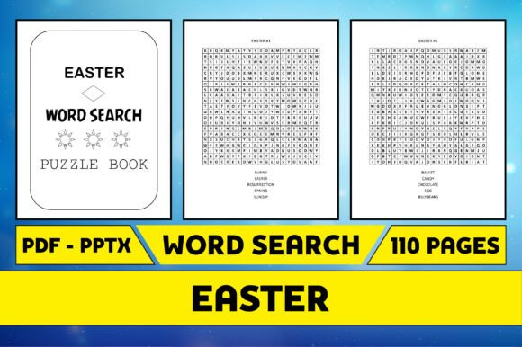 Easter Word Search Puzzle Game Interior: A Practical Resource for Engaging and Educational Fun