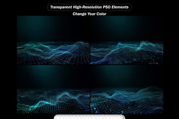 Enhancing Visual Projects with PSD Halftone Wave Dotted Background