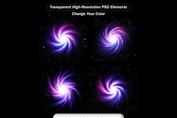 Exploring the Aesthetic and Utility of the Image of Glowing Galaxy Against Black