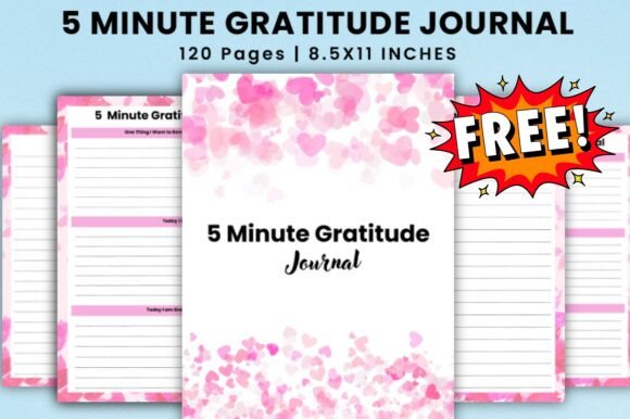 Free 5 Minute Gratitude Journal Canva: A Simple Tool for Daily Reflection