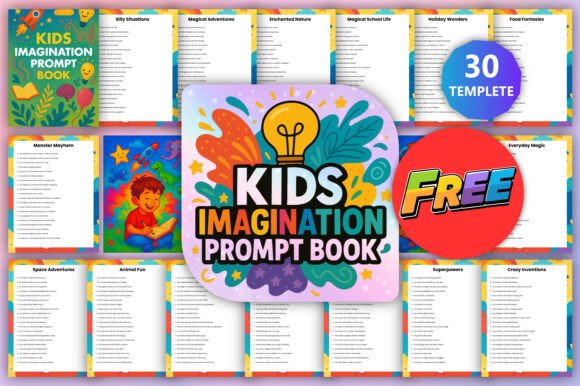 ✨ Kids Imagination Prompt Book: A Creative Resource for Young Minds