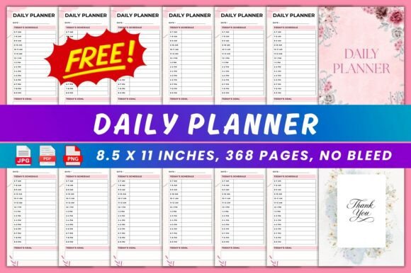 Stay Organized with the 🗓️ Daily Planner KDP Interior