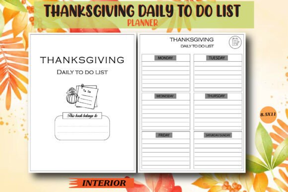 Thanksgiving Daily To Do List: A Practical Guide to Making Your Holiday More Meaningful