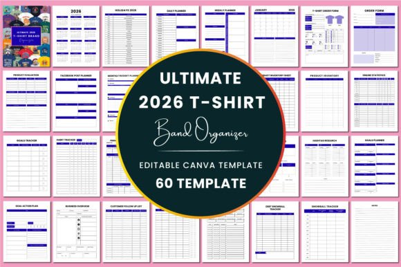 Ultimate 2026 T-Shirt Brand Organizer: Your All-in-One Business Tool